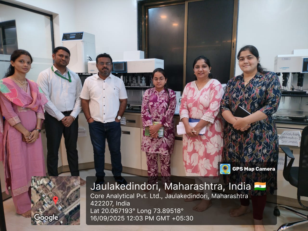 Industrial Visit Core Analytical Pvt. Ltd. - 16-09-2025