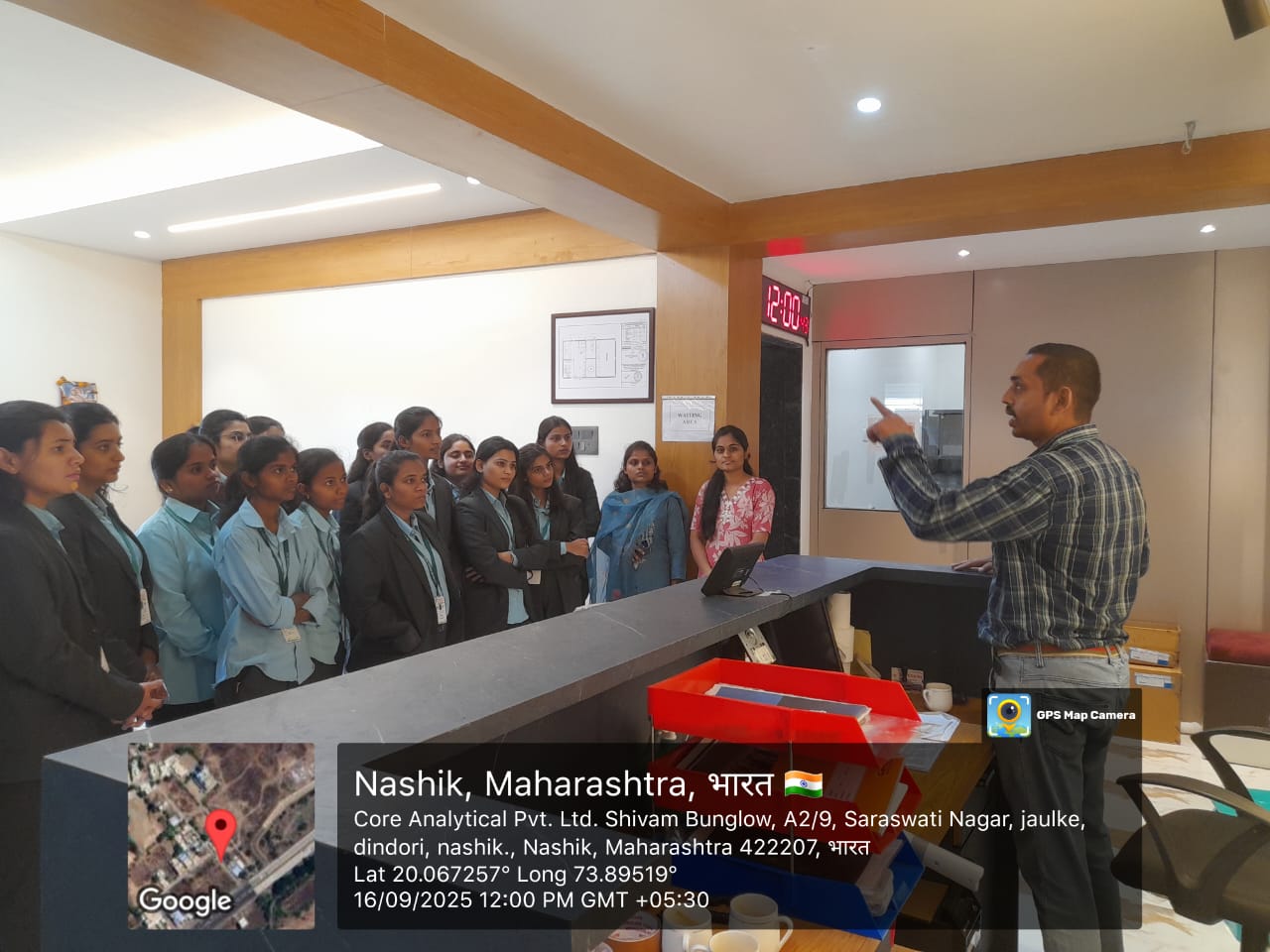 Industrial Visit Core Analytical Pvt. Ltd. - 16-09-2025